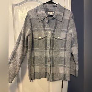 Women’s grey throw on jacket